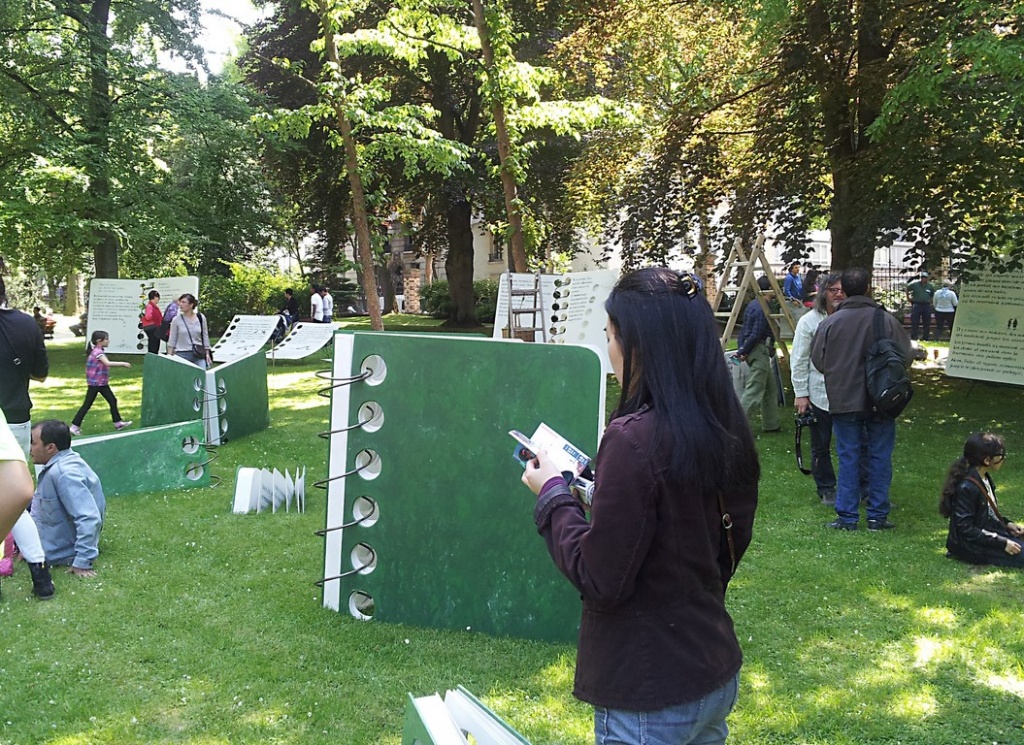 photo de l'atelier des mots pour construire le verger des mots.