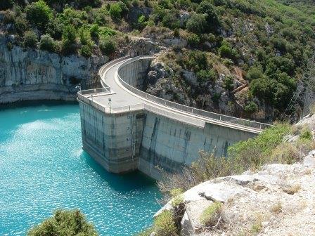 Le barrage de Sainte-Croix-du-Verdon 